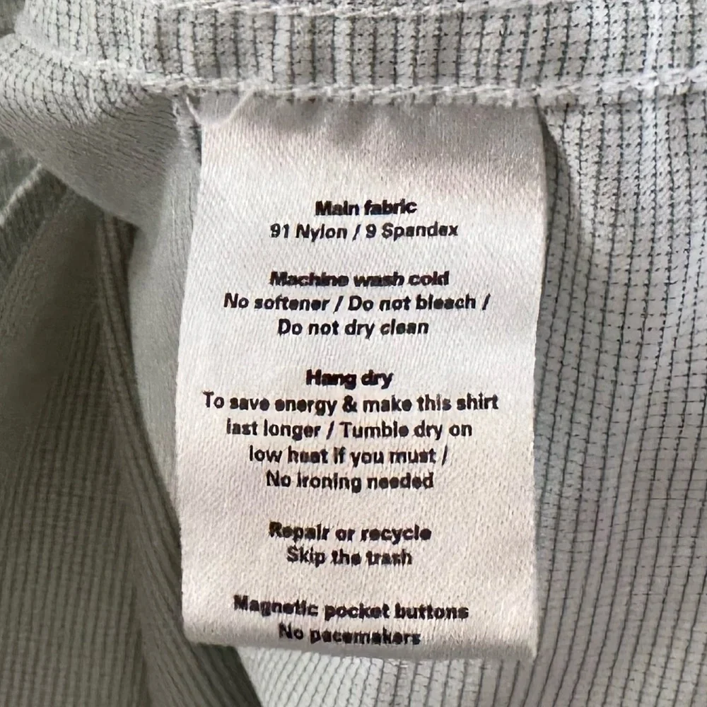 Poncho Original Shirt Mens Large Technical Green Outdoor Fishing Performance - Picture 12 of 13